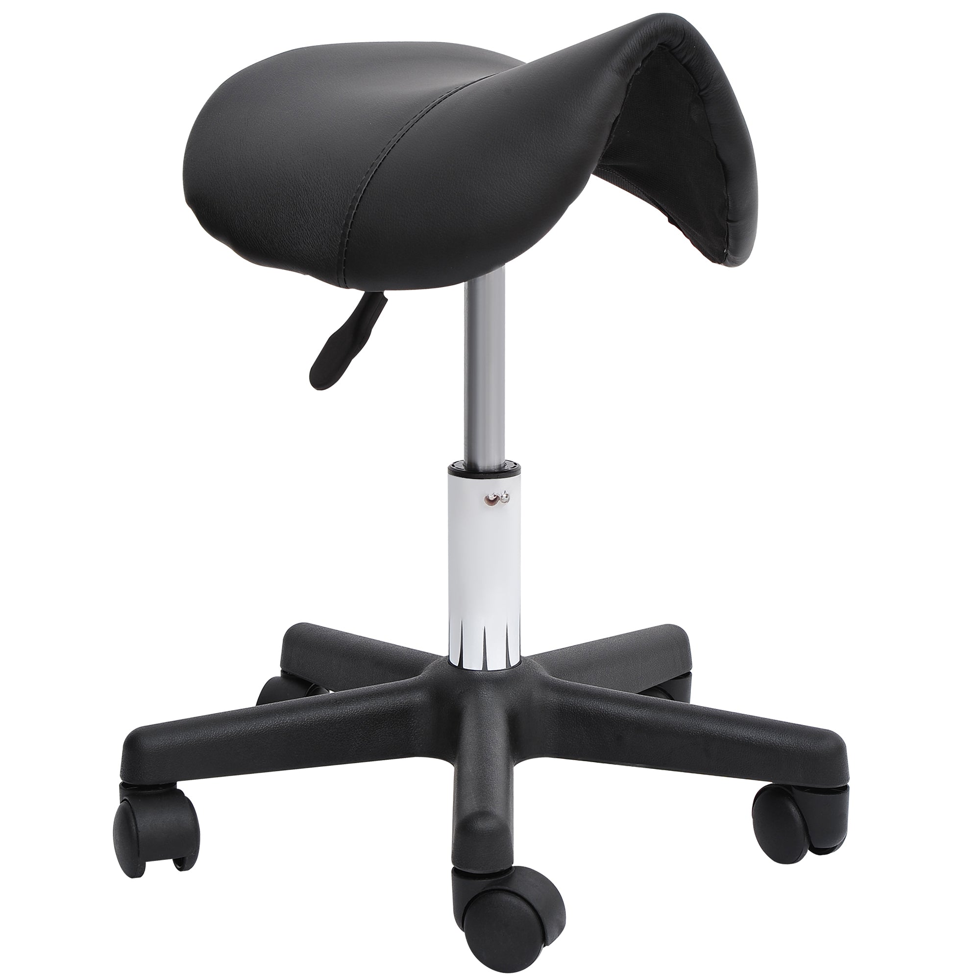 EasyComfort Sadelkruk draaibaar met wielen