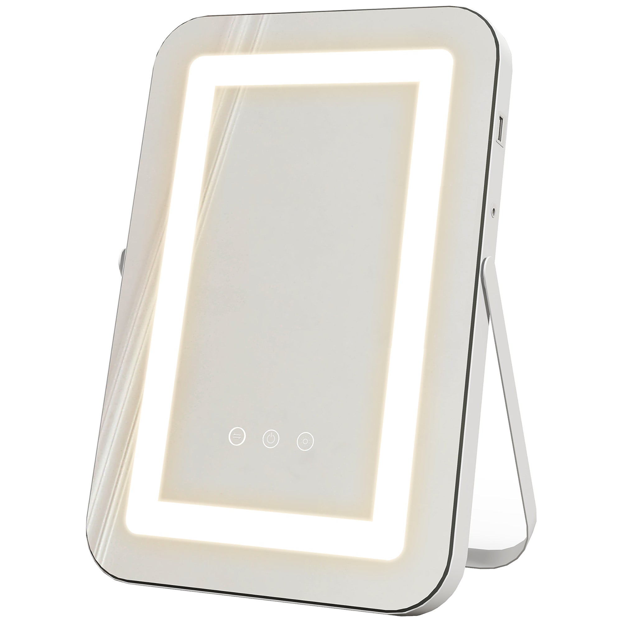 EasyComfort make-upspiegel met LED-verlichting en 10x vergrootspiegel