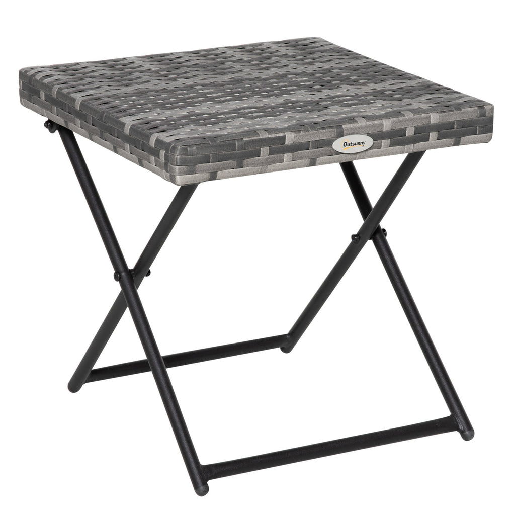EasyComfort opvouwbaar tuinbijzettafeltje 40x40x40 cm