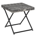 EasyComfort opvouwbaar tuinbijzettafeltje 40x40x40 cm