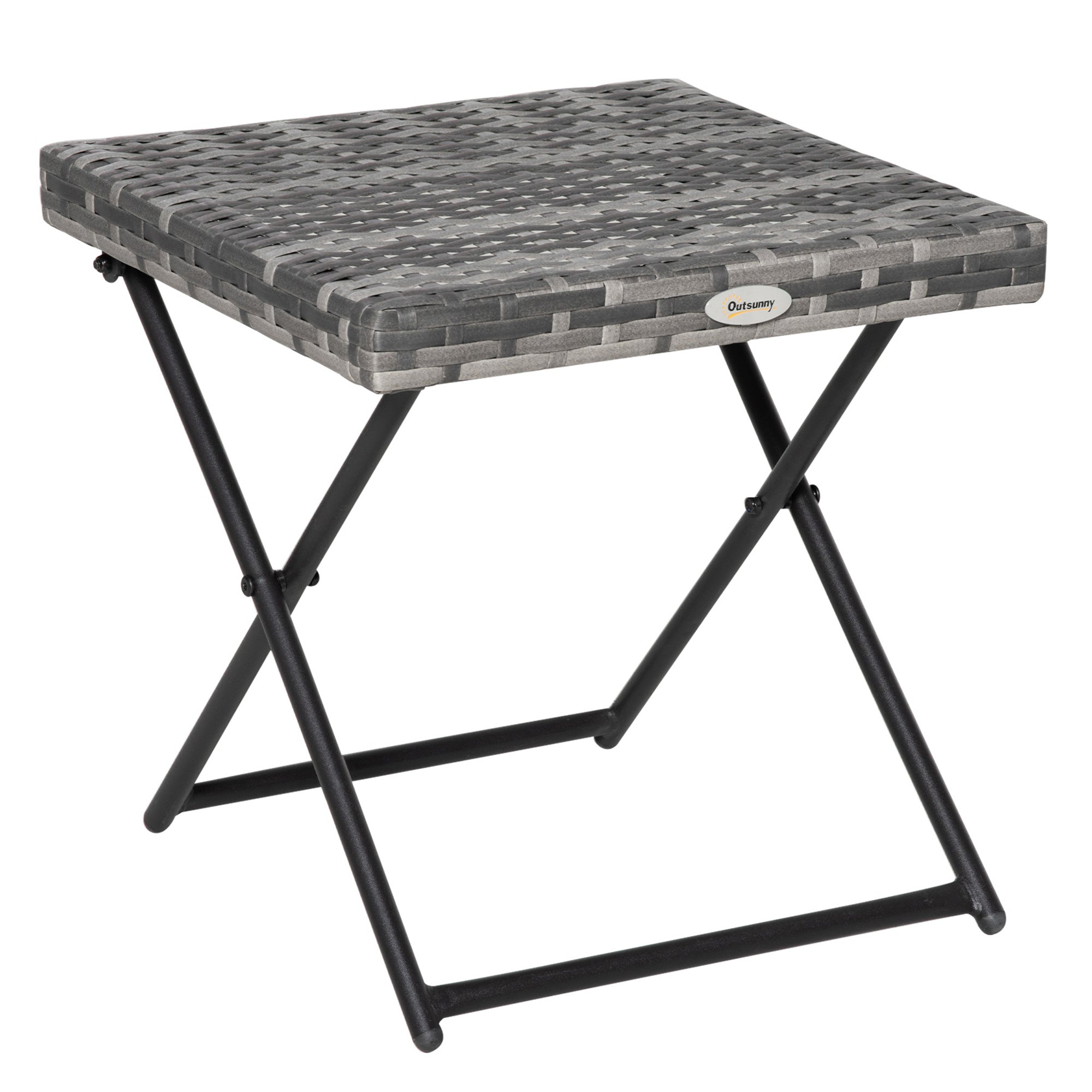 EasyComfort opvouwbaar tuinbijzettafeltje 40x40x40 cm