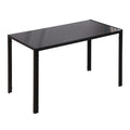 EasyComfort Tavolo keuken-/eettafel 120x60 cm zwart