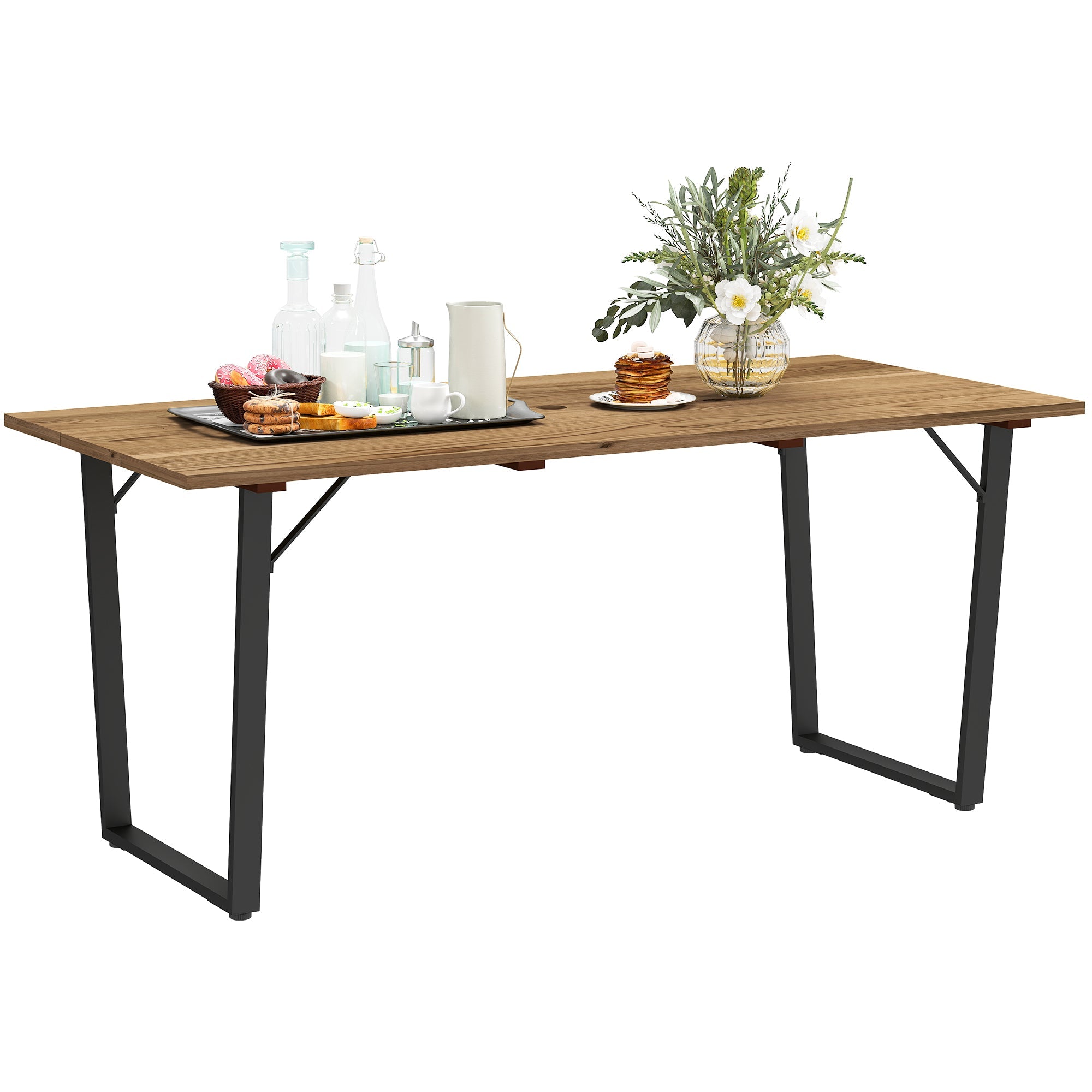 EasyComfort rechthoekige tuintafel 6-persoons