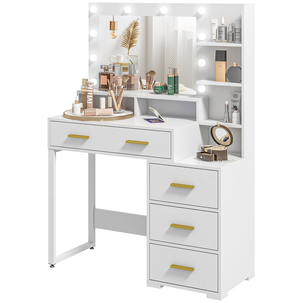 EasyComfort make-uptafel 100x40x138 cm