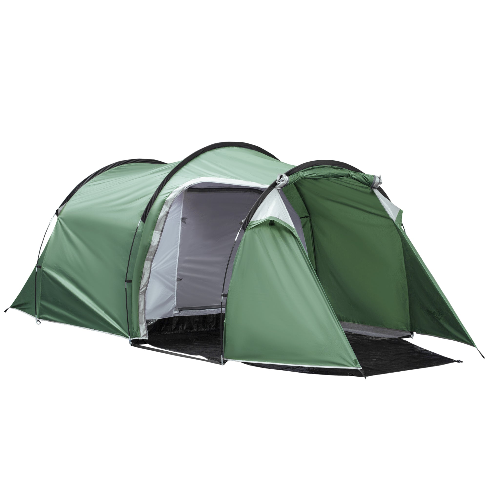 EasyComfort 4-persoons kampeertent met voortent