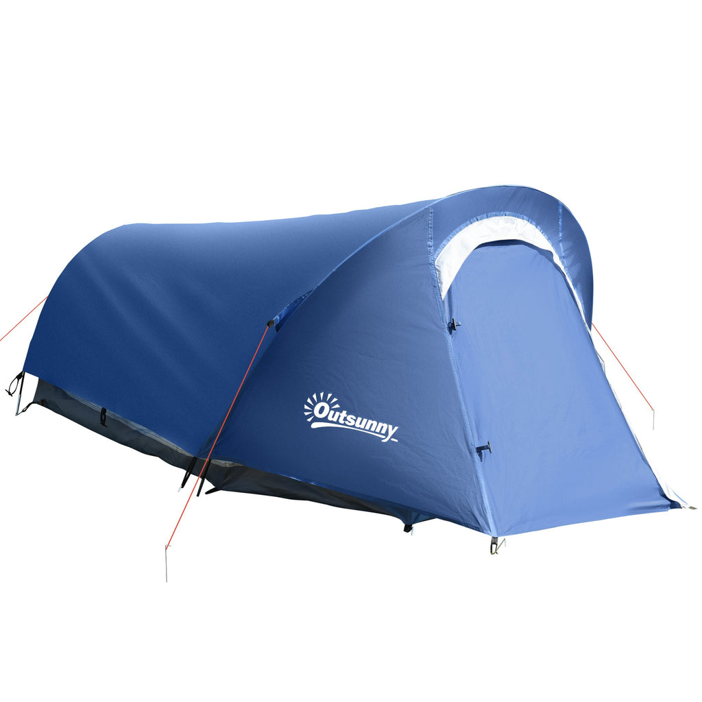 Easycomfort Tenda da Campeggio in Poliestere e Tessuto Oxford con Gancio Interno e Finestre a Rete, 265x140x95 cm