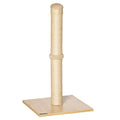 EasyComfort Tiragraffi per Gatti with Palo in Sisal Alto 60 cm e Base in Truciolato, Beige