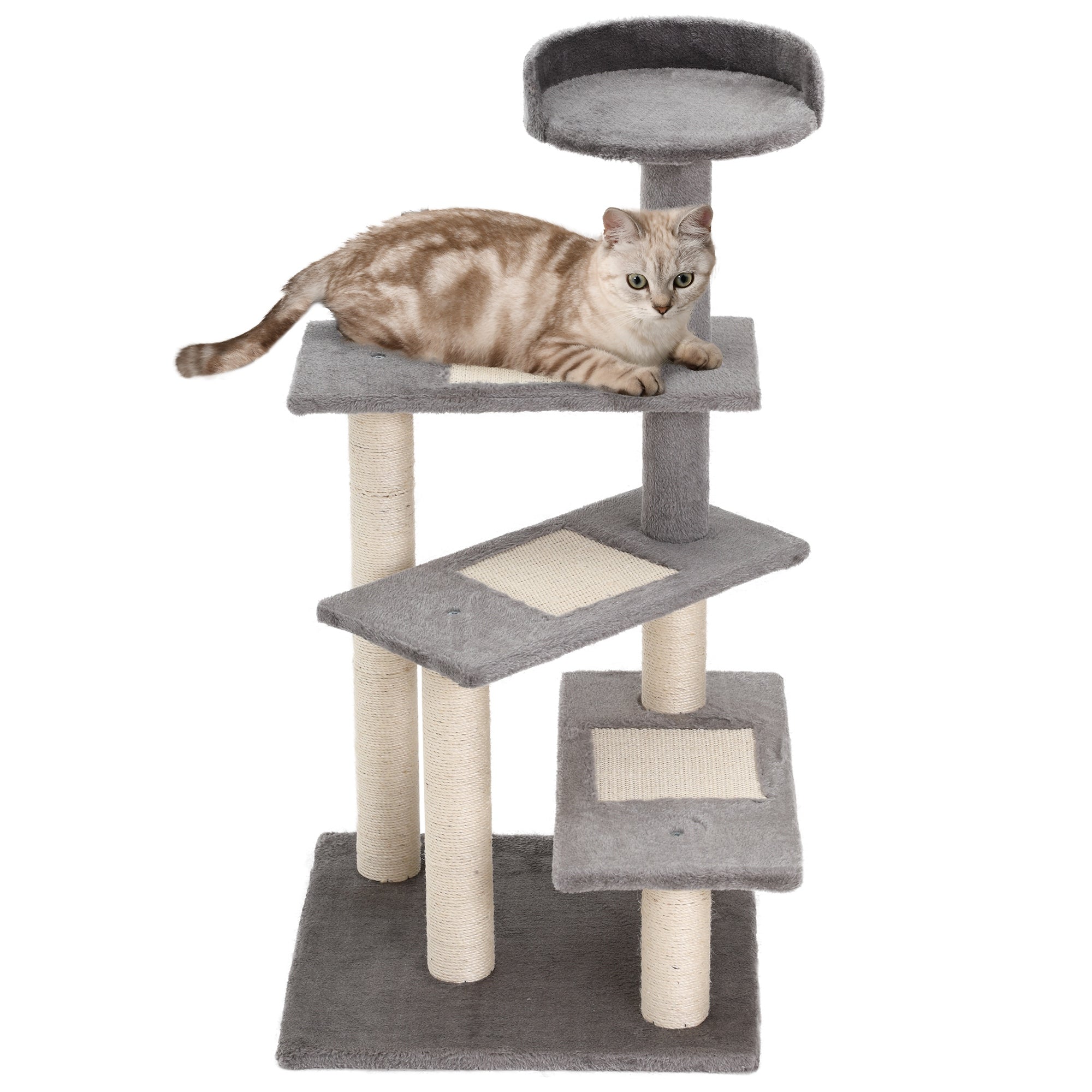 EasyComfort Krabpaal 100 cm met rond ligbed