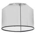 EasyComfort Zanzariera per Ombrellone 3x2.3 m Regolabile a Rete Fitta with Apertura a Cerniera, black