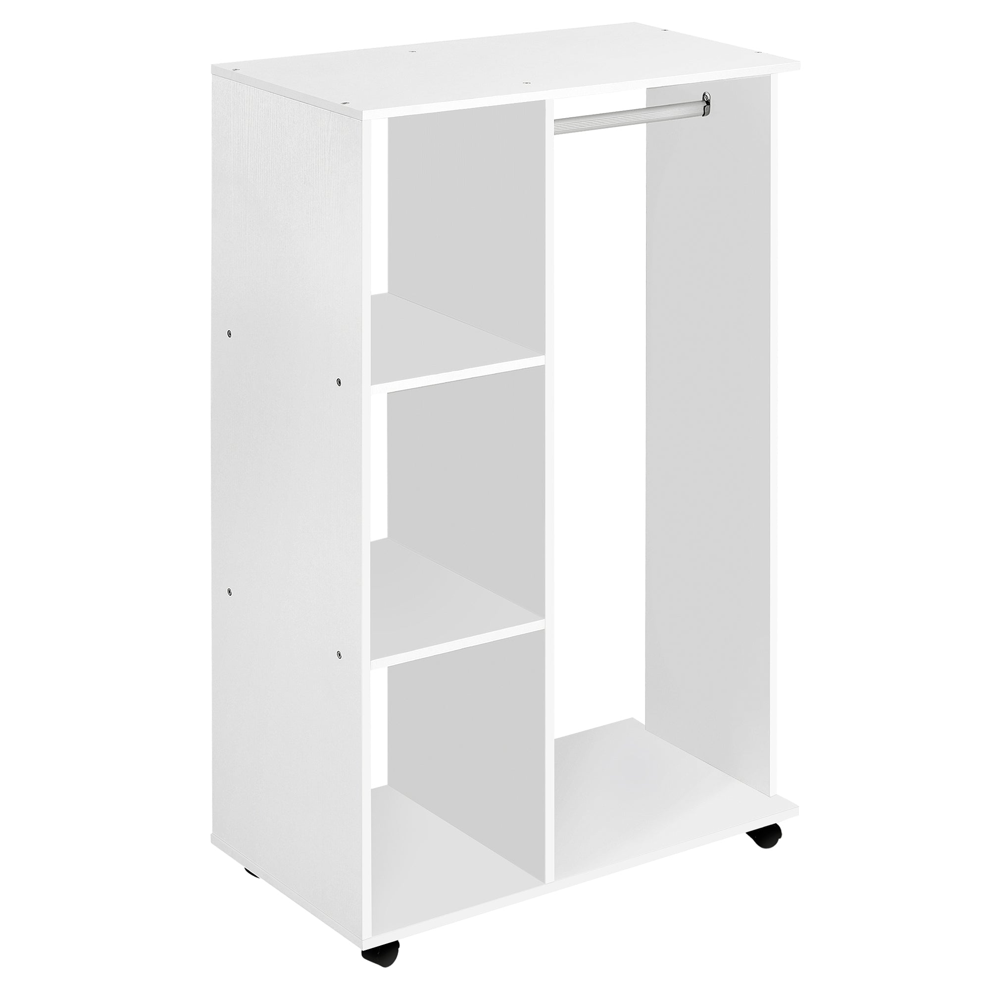 EasyComfortE garderobekast met houten wielen