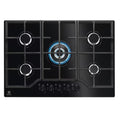 Piano Cottura A Gas Electrolux EGG7536K 5 Fuochi (L74xP51) Vetro Temperato Nero