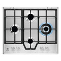 Piano Cottura A Gas Electrolux Serie 600 Slim Line Kgs64562Sx 4 Fuochi (L59,5xP51) Inox