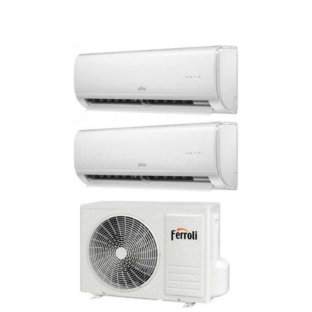 Air conditioner dual-split Ferroli Giada M 12+12 with 27-3 R-32 built-in Wi-Fi