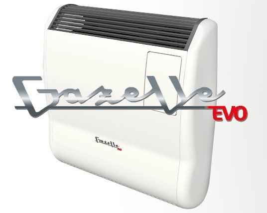 Gas Radiator Convective Stove Fondital GAZELLE EVO 7000 LPG 5.88 kW free smoke kit