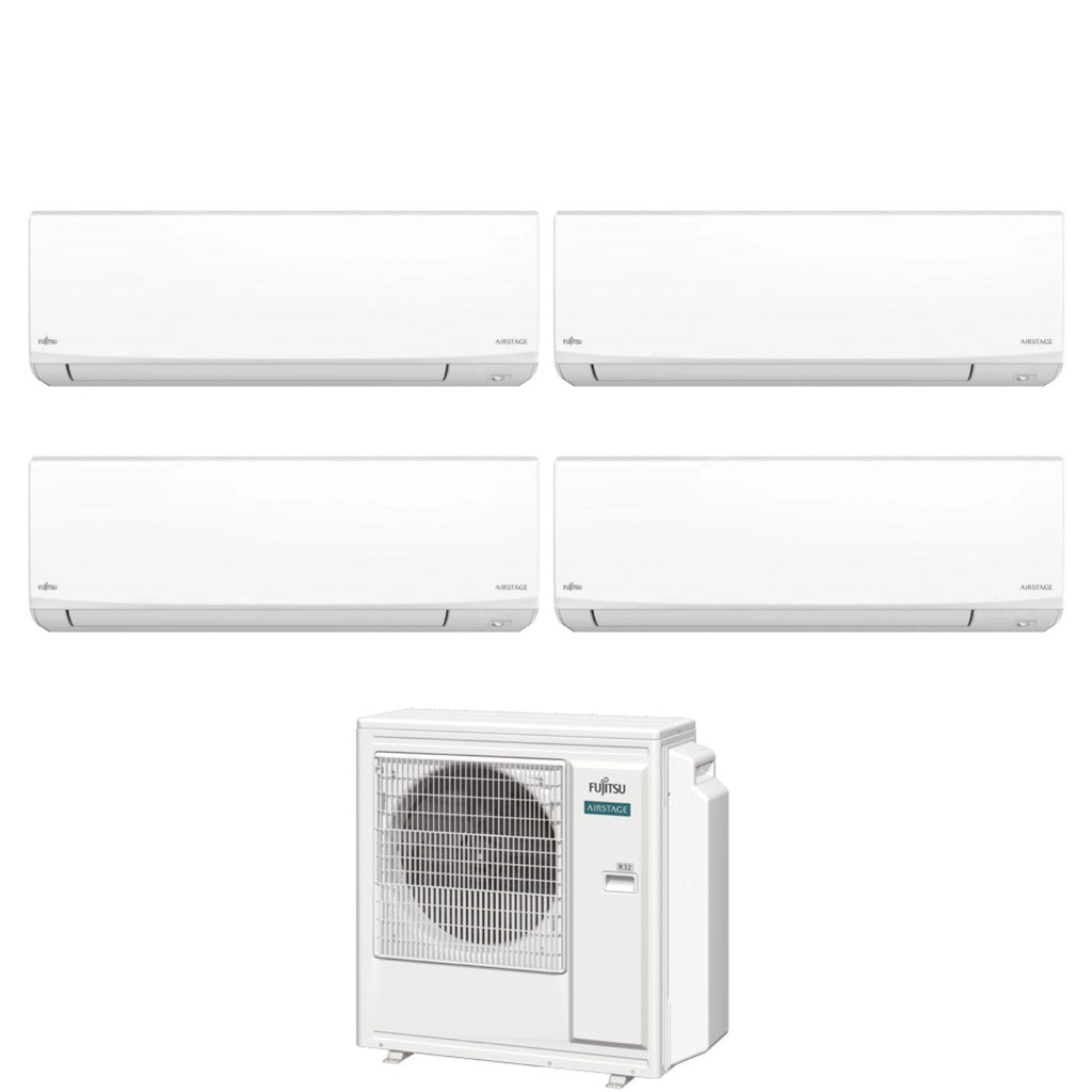 Fujitsu KJ quad-split airconditioner met AOEG30KBTA4