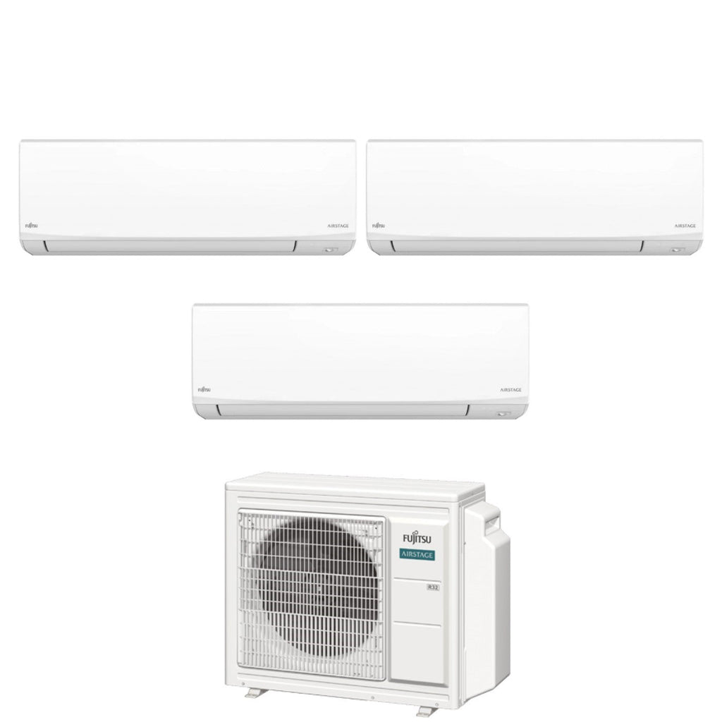Fujitsu KJ White triple-split airconditioner