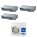 Air conditioner tri-split Canalizzato Slim Haier Inverter Bassa Prevalenza 9+12+12 with 4U75S2SR5FA R-32 built-in Wi-Fi 9000+12000+12000