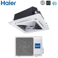 Haier Cassette Air Conditioner 90x90 Round Flow 24000 Btu AB71S2SG1FA R-32 Wi-Fi Optional with No Sensor Panel Included