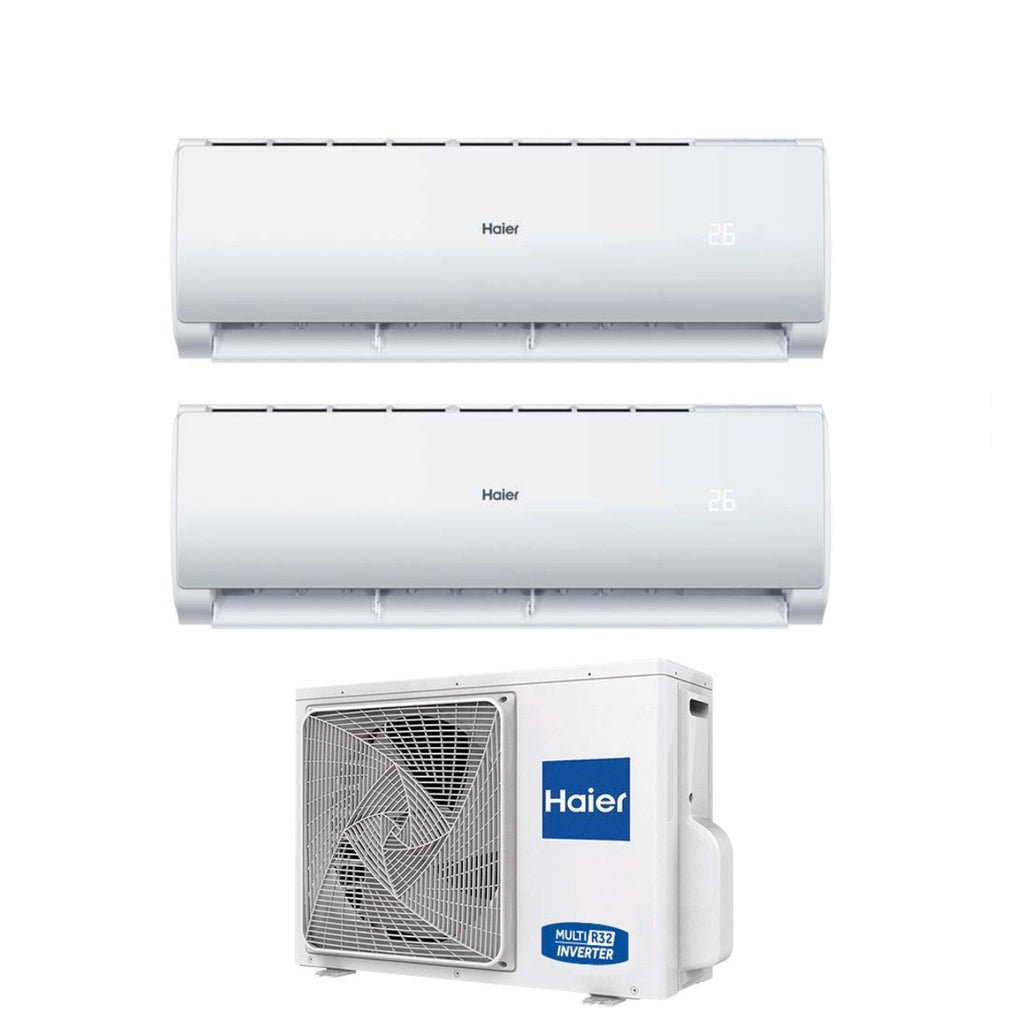 Haier Revive dual-split airconditioner 9+9 met 2U50MEFFRA (R-32, Wi‑Fi)