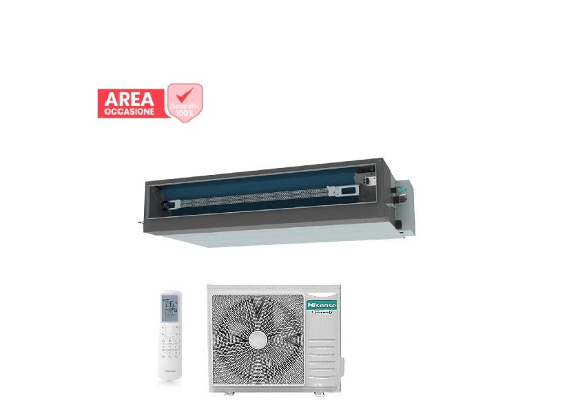 AREA OCCASIONI 2265 Air conditioner Hisense Inverter Canalizzato Canalizzabile series TURBO 24000 Btu AUD71UX4RFM8 + AUW71U4RK8 R-32 optional Wi-Fi with Telecomando di series