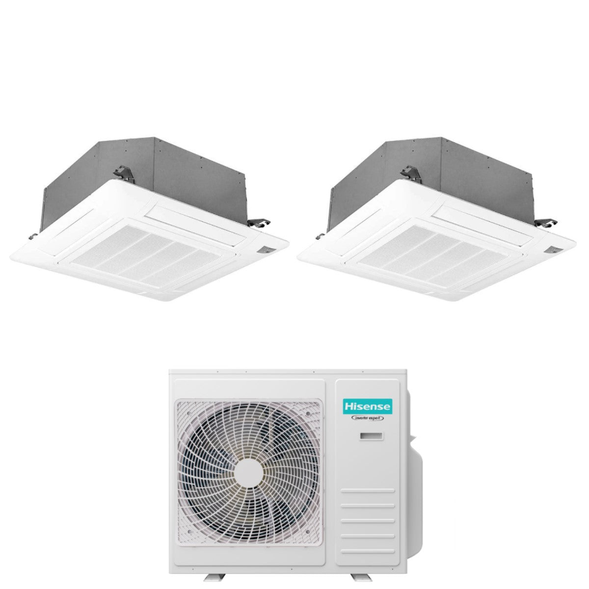 Hisense 5AMW105U4RQC Dual-split cassette airconditioner