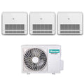 Hisense Trial Split Console 9+9+9 Air Conditioner with 3AMW62U4RFA R-32 Wi-Fi Optional with 9000+9000+9000 Series Remote Control - New