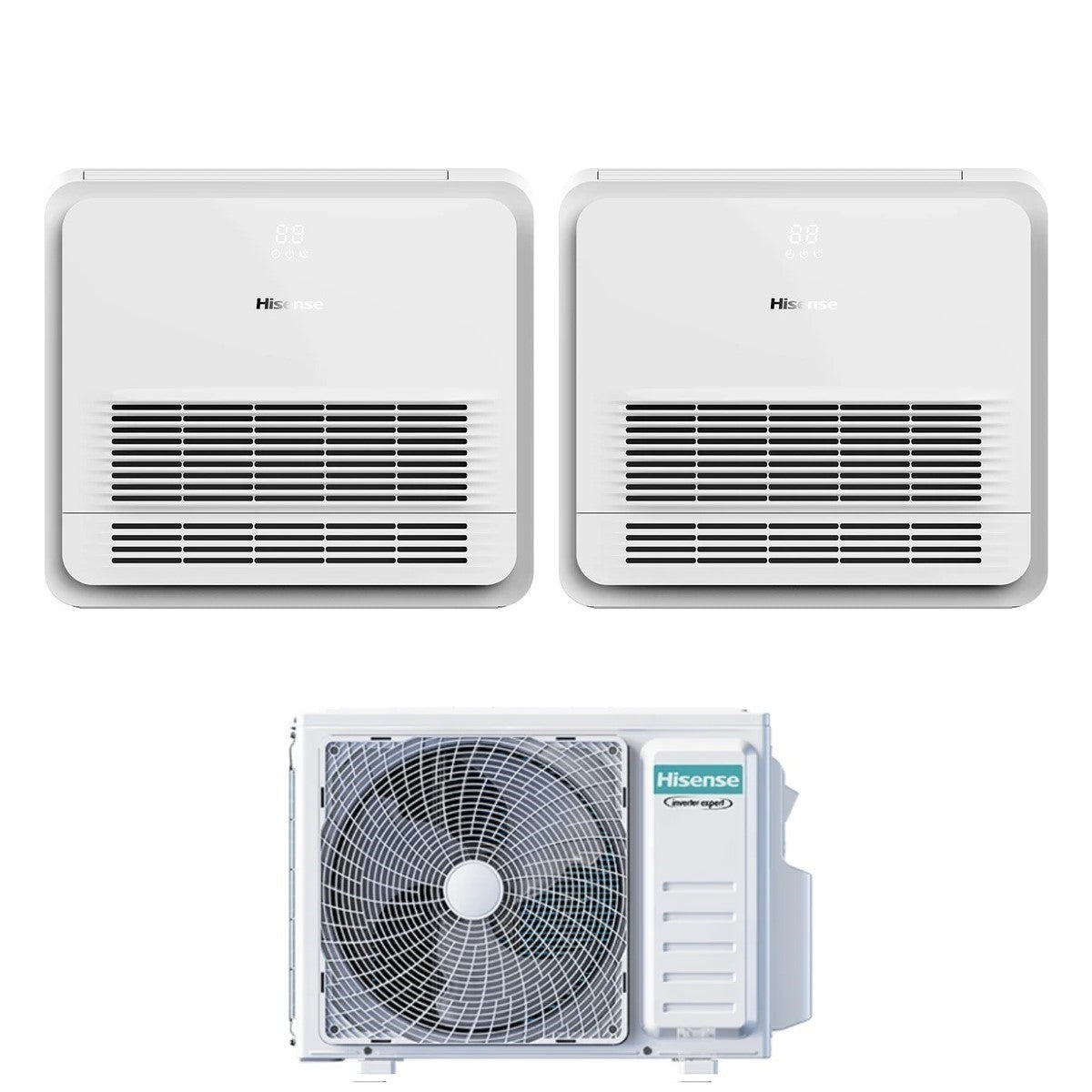 Hisense 2AMW52U4RXC dual-split console airconditioner