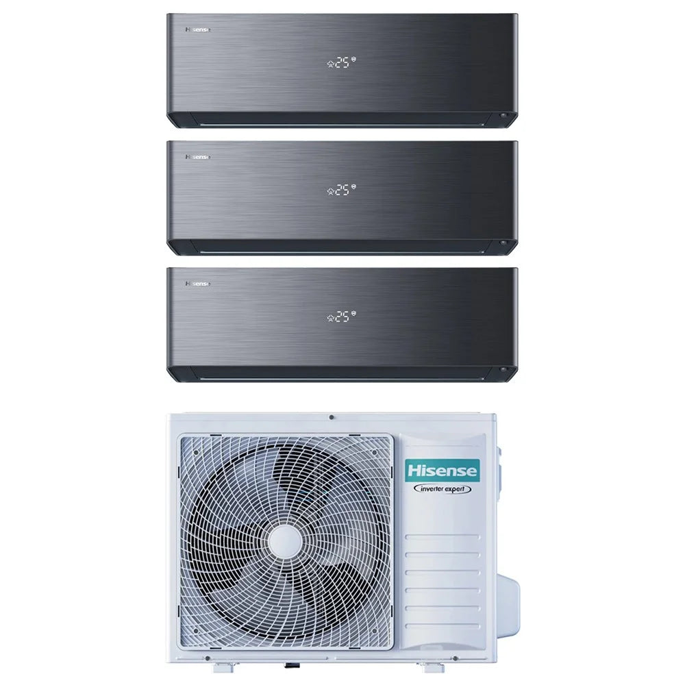 Hisense Energy 9+9+9 BTU Tri-Split Air Conditioner Inverter R-32 Wi-Fi Built-in | 3AMW52U4RJC