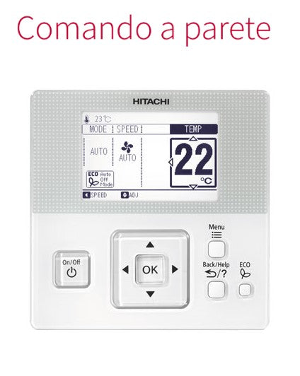 Comando wall-mounted Con Timer Settimanale Hitachi Codice SPX-WKT3