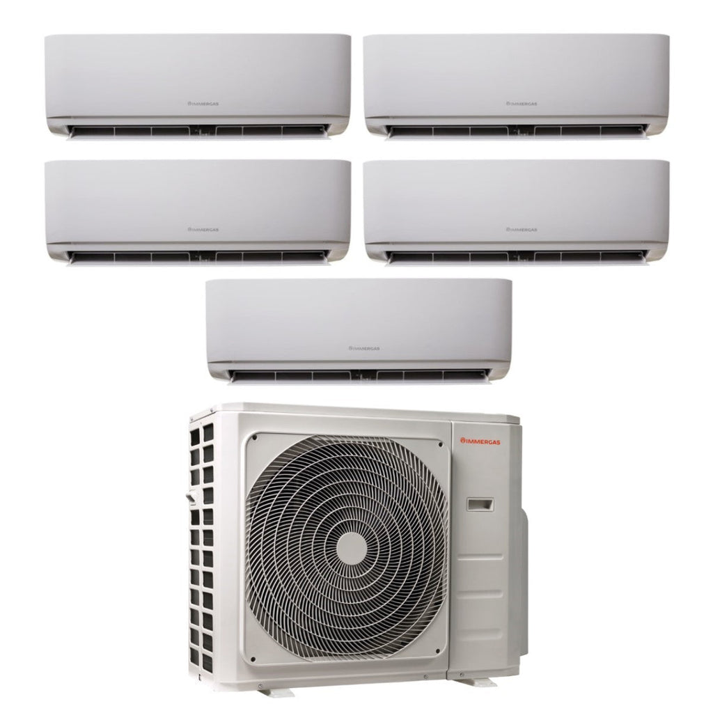 Air conditioner penta-split Immergas Inverter series THOR 9+9+9+9+12 with MULTI 42-5 R-32 optional Wi-Fi 9000+9000+9000+9000+12000