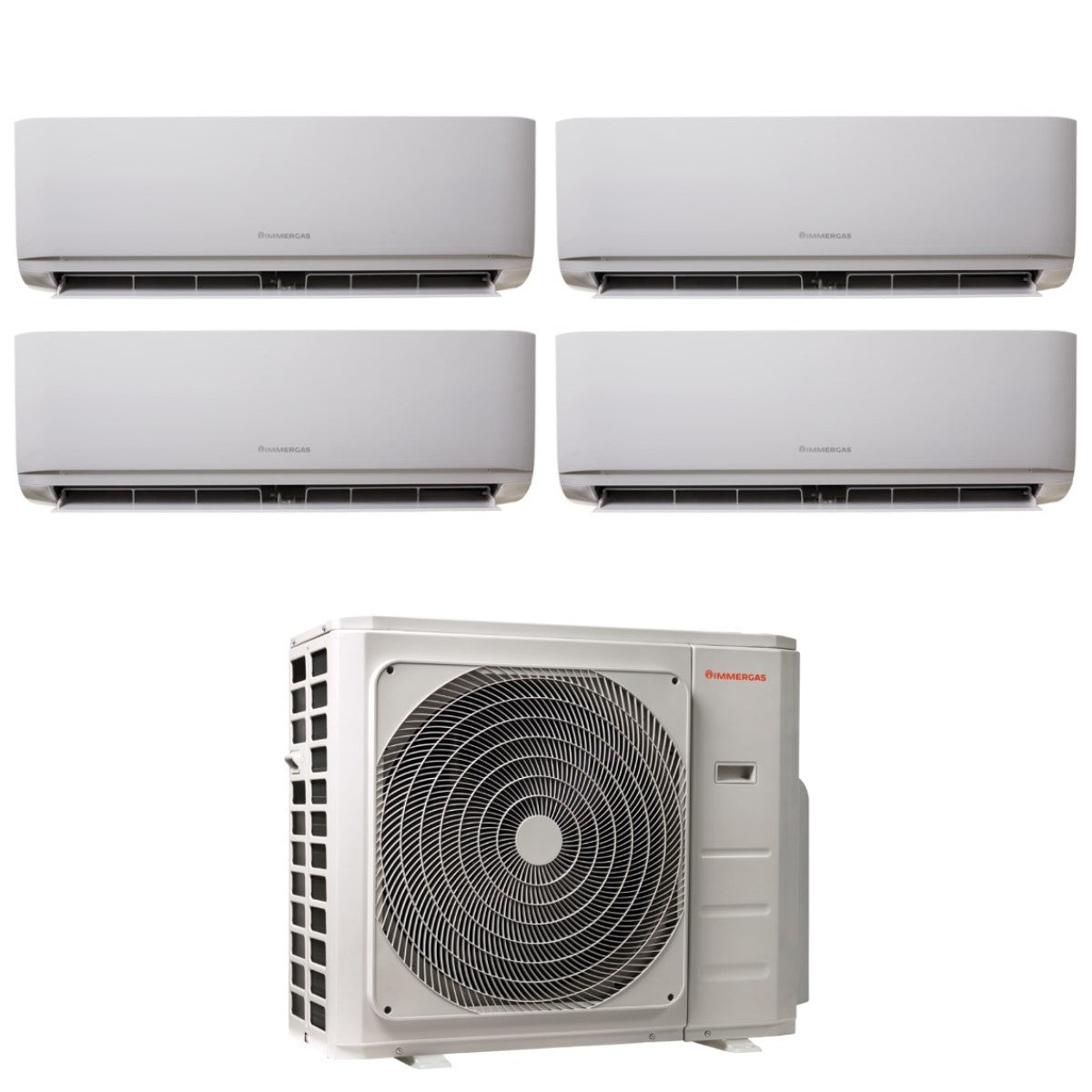 Air conditioner quad-split Immergas Inverter series THOR 9+9+12+12 with MULTI 36-4 R-32 optional Wi-Fi 9000+9000+12000+12000