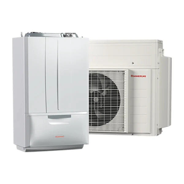 Pompa di Calore Ibrida Inverter Immergas VICTRIX HYBRID 24 R-32 Monofase a Gas GPL A++\A++