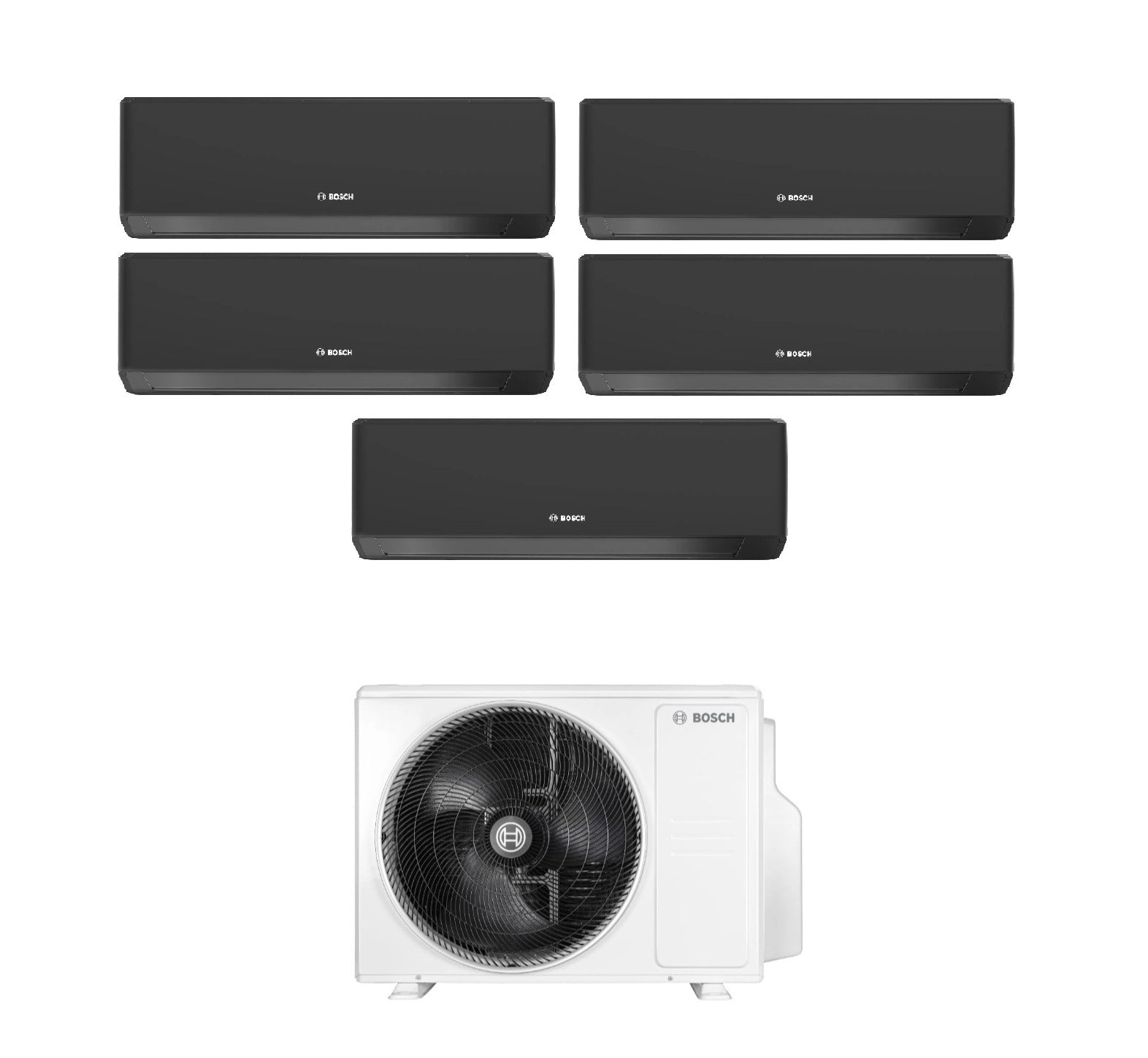 Bosch CLIMATE 7000i Black airconditioner penta-split