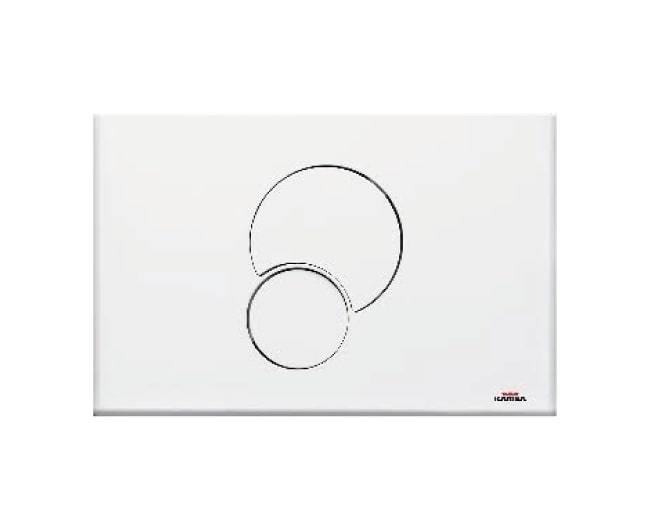 Placca di Comando Kariba Fidia Duo Colore white per cassetta Monolith 9.0