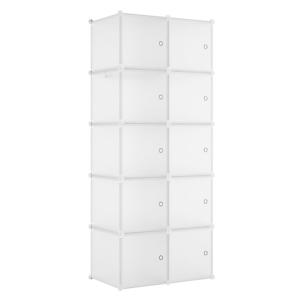 Le Stelle 10-modulen kunststof kast wit