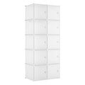 Le Stelle 10-modulen kunststof kast wit