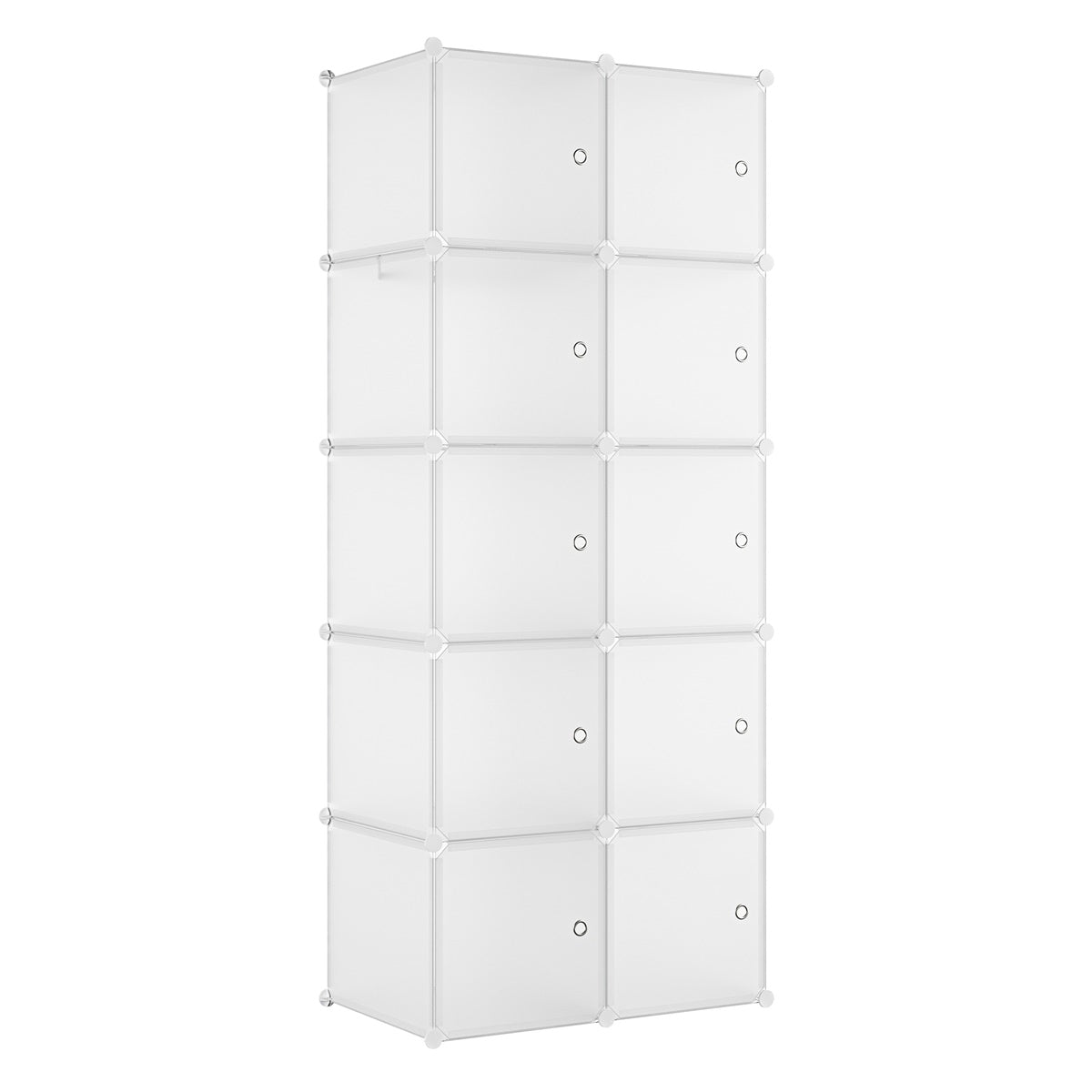 Le Stelle 10-modulen kunststof kast wit