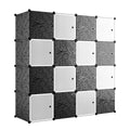 Armadio 16 Moduli in Plastica Colore white e black EAN 8024299800792