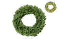 Ghirlanda di Natale Circolare in PVC Diametro 60 cm with 200 Luci LED Incluse