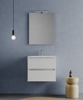 Legnox Crea badkamermeubel met wastafel, spiegel en LED-lamp