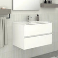 Legnox Crea badkamermeubel 80 cm met wastafel en spiegel