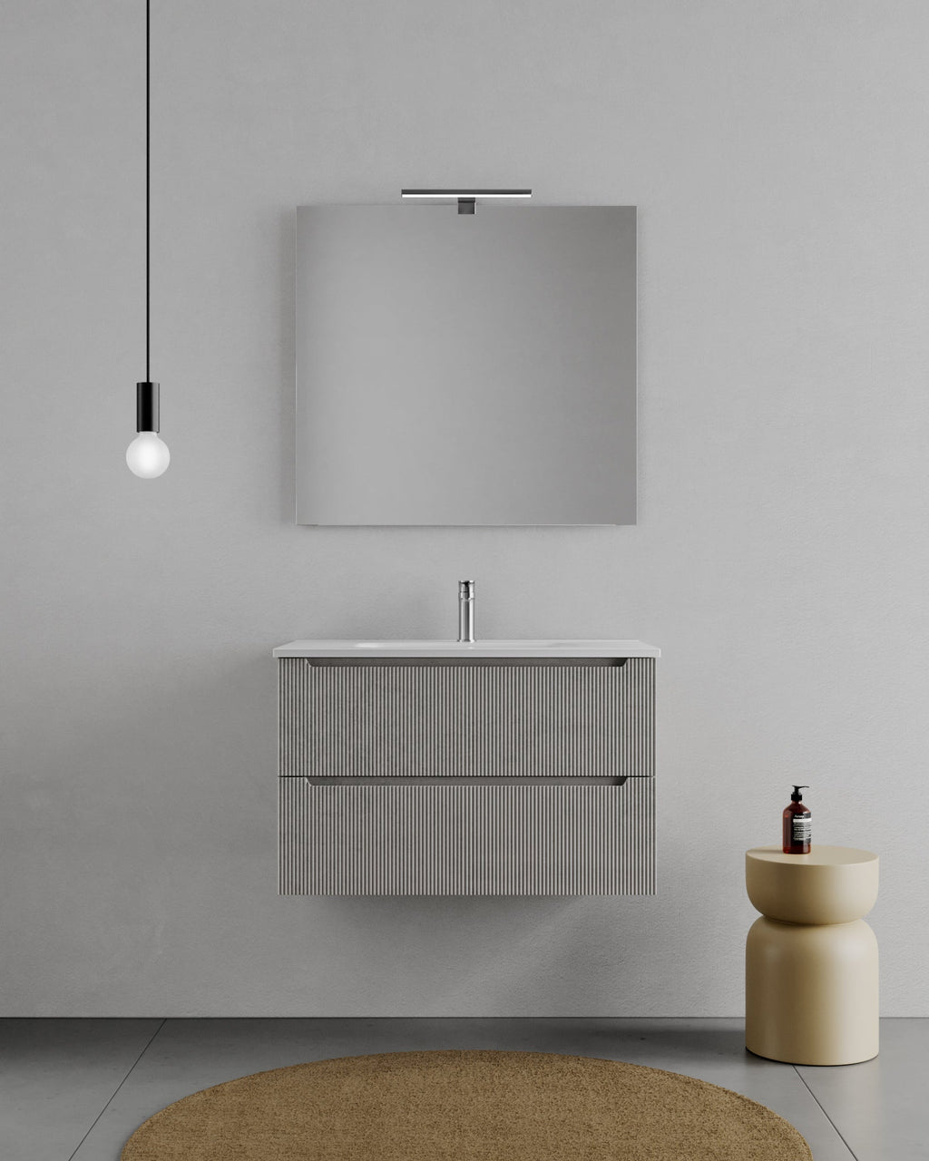 Legnox Rigo 100 badmeubelset met wastafel en spiegel