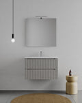 Legnox Rigo 100 badmeubelset met wastafel en spiegel