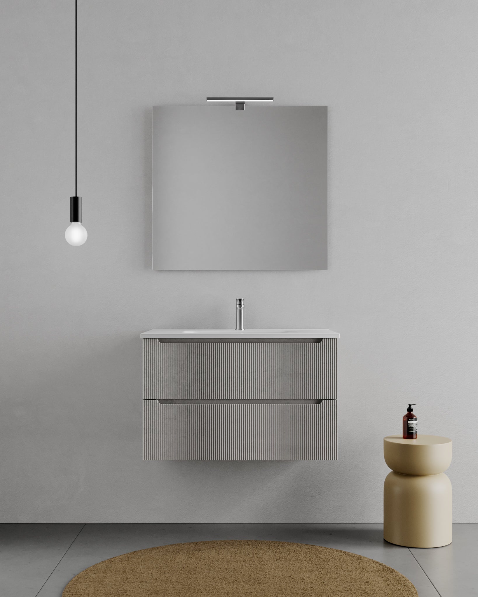 Legnox Rigo 100 badmeubelset met wastafel en spiegel