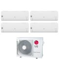 Air conditioner quad-split LG Inverter series Libero Smart 7+9+9+9 with MU4R25 U40 R-32 built-in Wi-Fi 7000+9000+9000+9000 - Novità