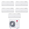 Condizionatore Penta Split LG Libero Smart 9+9+9+9+12 con MU5R36 R-32 Wi-Fi Integrato