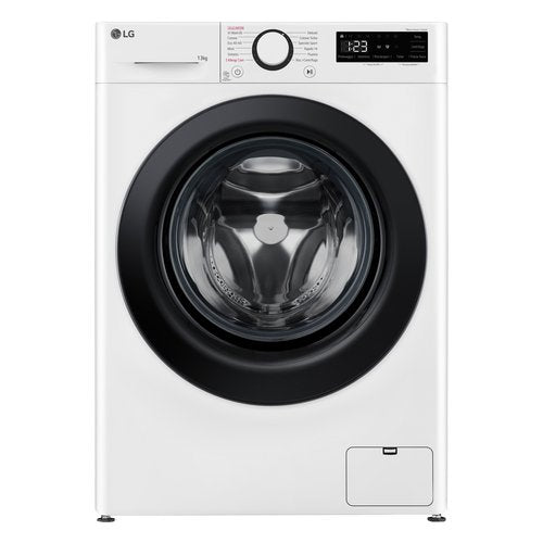 Lavatrice A Carcio Frontale Lg 13 Kg Serie R3 F4R3013NSWB AI DD Classe A -20% 1400 Giri (A85xL60xP61,5) Lavaggio A Vapore Allergy Care Inverter Direct Drive