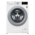 Lavatrice A Carico Frontale Lg SERIE V3 7 Kg Slim F2Wv3S7S4E AI DD Classe D 1200 Giri (A85xL60xP47,5)  Lavaggio A Vapore Inverter Direct Drive