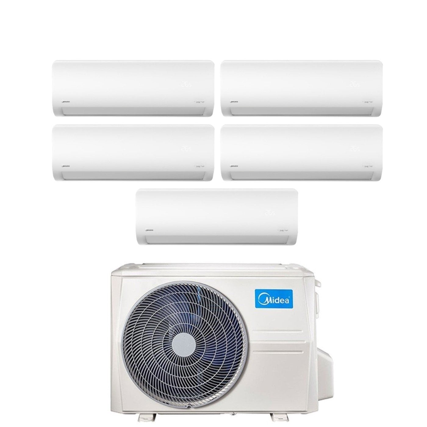 Air conditioner penta-split Midea XTREME 9+12+12+12+12 with M5O-42FN8-Q R-32 built-in Wi-Fi 9000+12000+12000+12000+12000 - Novità