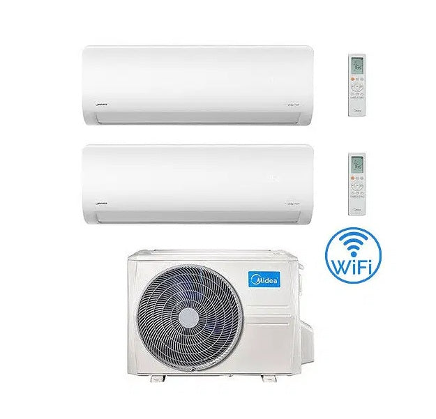 Air conditioner dual-split Midea Xtreme Pro Wi-Fi 12+12 with M3OG-21HFN8-Q R-32 built-in Wi-Fi